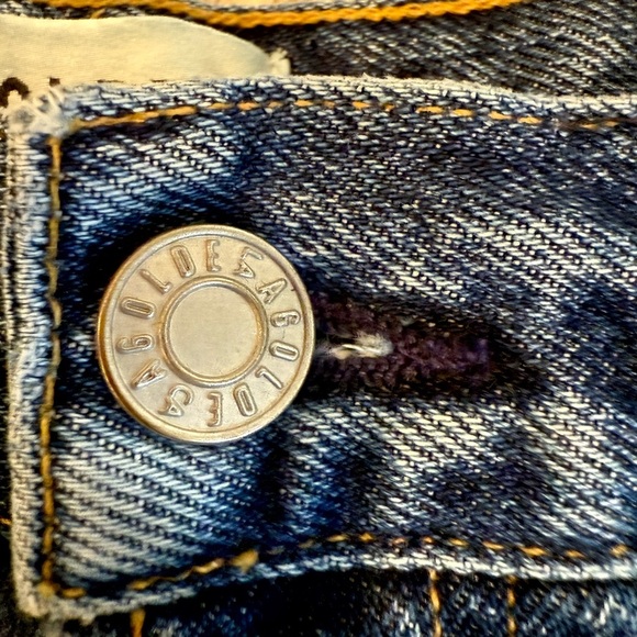 Agolde REESE Blue Jean Shorts LIKE NEW - Picture 14 of 14